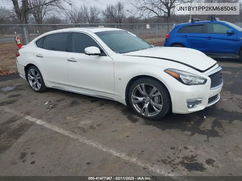 2019 Infiniti Q70L 3.7 Luxe VIN: JN1BY1PP2KM685045 Lot: 41477367