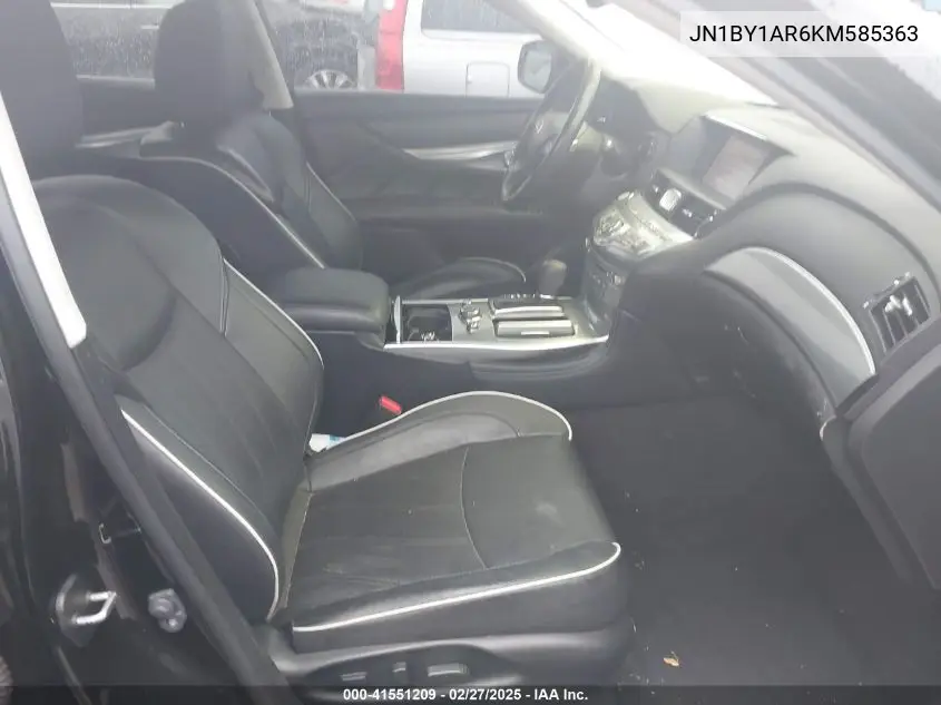 2019 Infiniti Q70 3.7X Luxe VIN: JN1BY1AR6KM585363 Lot: 41551209