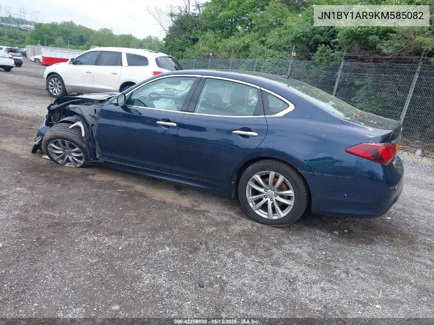 2019 Infiniti Q70 3.7X Luxe VIN: JN1BY1AR9KM585082 Lot: 42256938