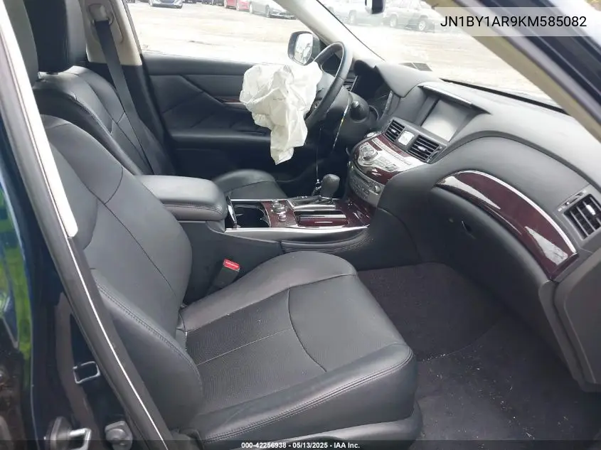 2019 Infiniti Q70 3.7X Luxe VIN: JN1BY1AR9KM585082 Lot: 42256938