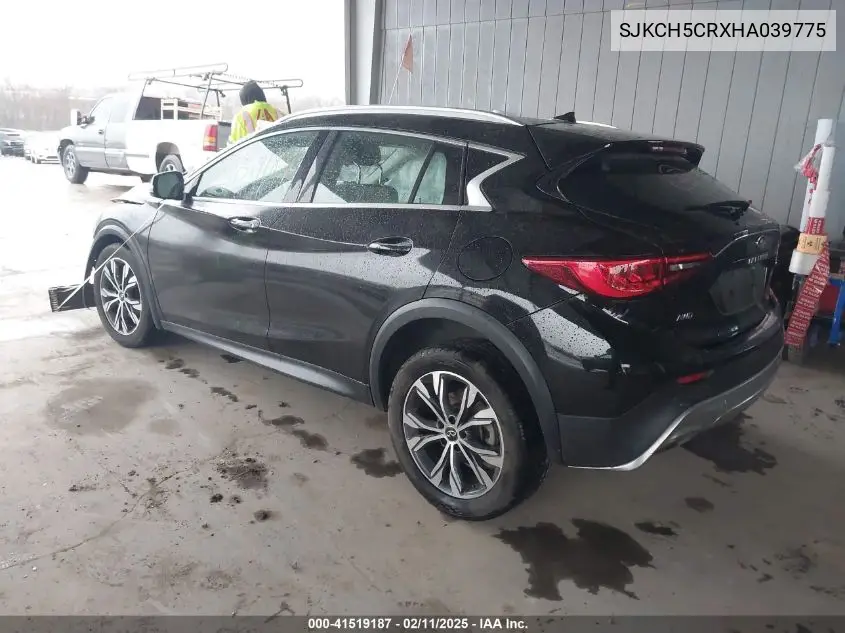2017 Infiniti Qx30 Luxury VIN: SJKCH5CRXHA039775 Lot: 41519187