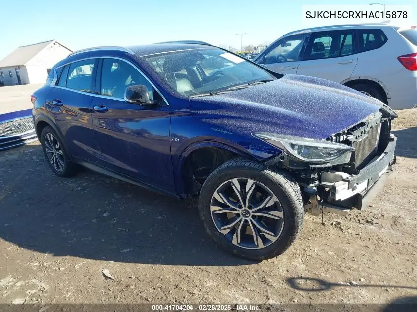 2017 Infiniti Qx30 Premium VIN: SJKCH5CRXHA015878 Lot: 41704204