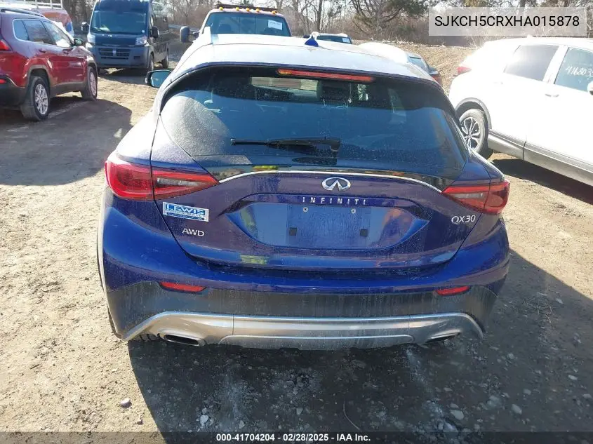 2017 Infiniti Qx30 Premium VIN: SJKCH5CRXHA015878 Lot: 41704204