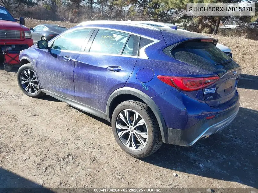 2017 Infiniti Qx30 Premium VIN: SJKCH5CRXHA015878 Lot: 41704204