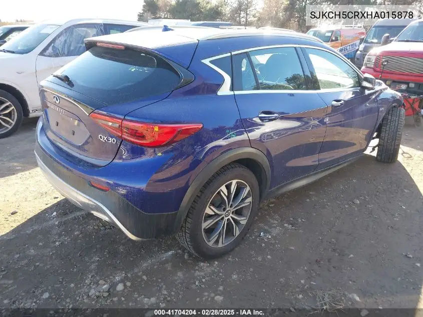 2017 Infiniti Qx30 Premium VIN: SJKCH5CRXHA015878 Lot: 41704204