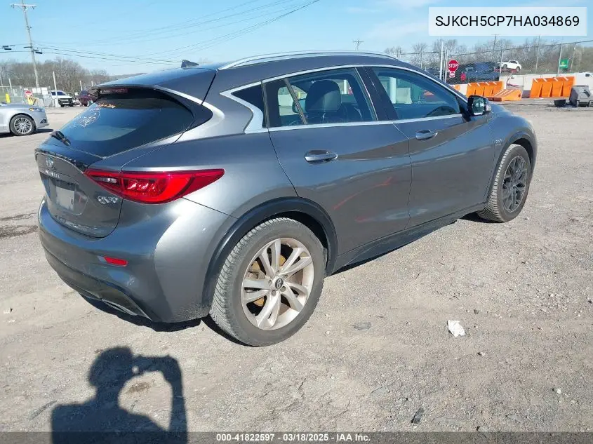 2017 Infiniti Qx30 Premium VIN: SJKCH5CP7HA034869 Lot: 41822597
