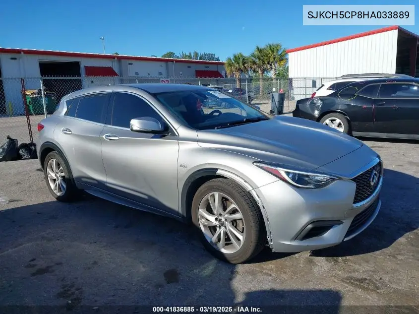 2017 Infiniti Qx30 VIN: SJKCH5CP8HA033889 Lot: 41836885