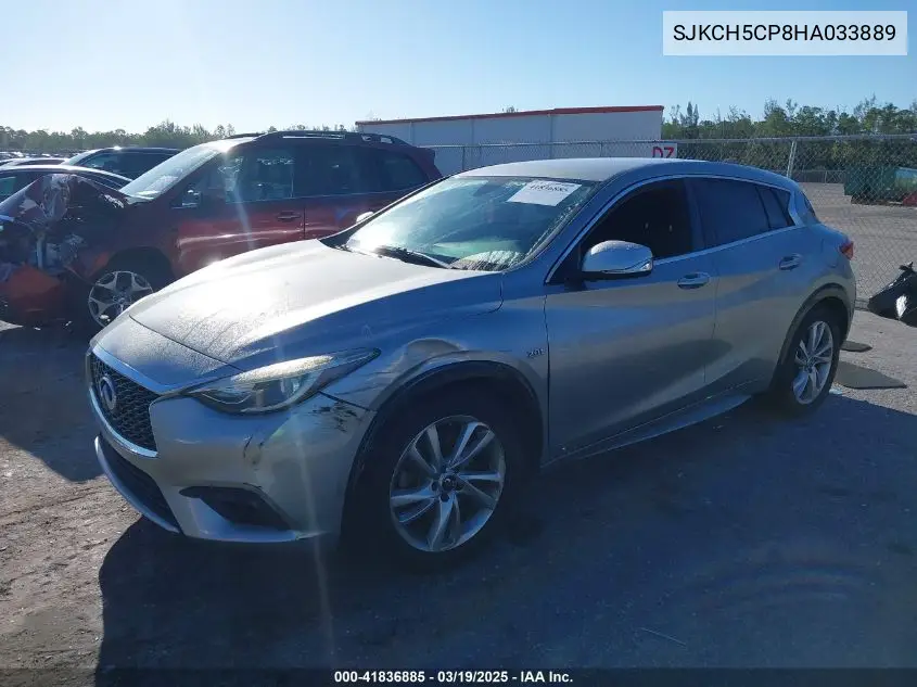 2017 Infiniti Qx30 VIN: SJKCH5CP8HA033889 Lot: 41836885