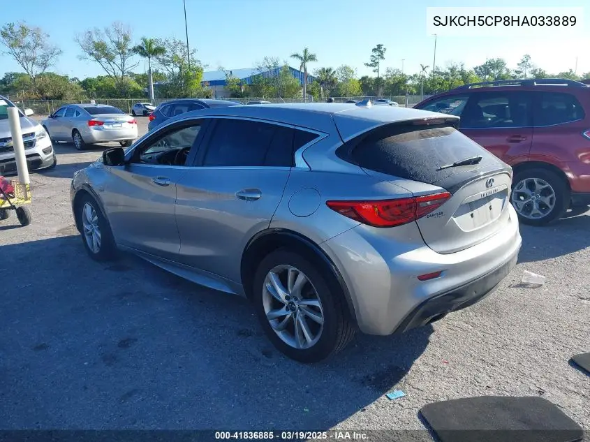 2017 Infiniti Qx30 VIN: SJKCH5CP8HA033889 Lot: 41836885