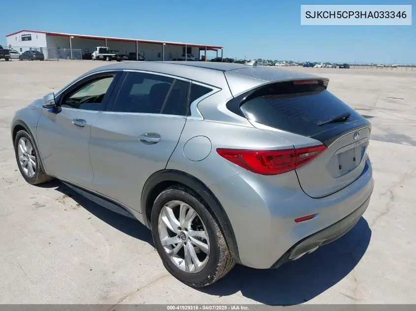 2017 Infiniti Qx30 Luxury VIN: SJKCH5CP3HA033346 Lot: 41929318