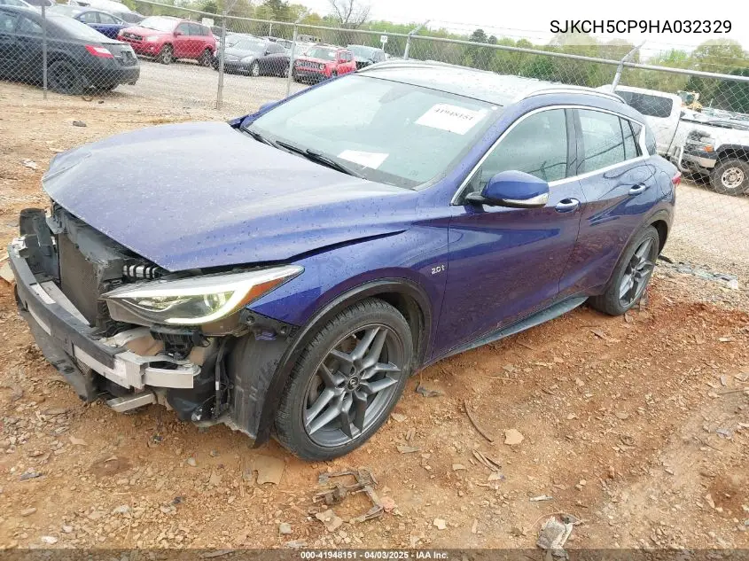 2017 Infiniti Qx30 Premium VIN: SJKCH5CP9HA032329 Lot: 41948151
