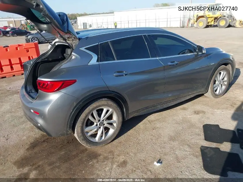 2017 Infiniti Qx30 Premium VIN: SJKCH5CPXHA027740 Lot: 42007510