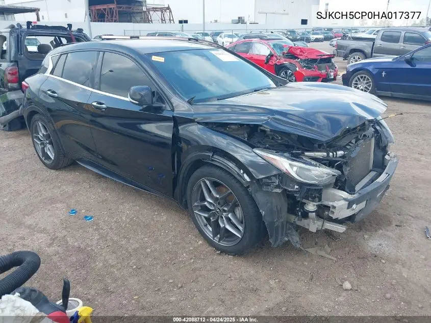 2017 Infiniti Qx30 Sport VIN: SJKCH5CP0HA017377 Lot: 42088712