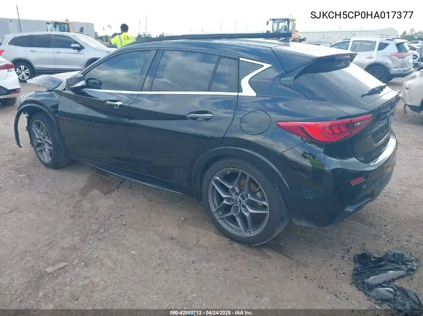 2017 Infiniti Qx30 Sport VIN: SJKCH5CP0HA017377 Lot: 42088712