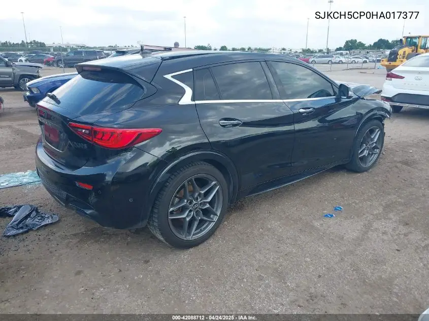 2017 Infiniti Qx30 Sport VIN: SJKCH5CP0HA017377 Lot: 42088712