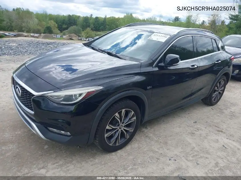 2017 Infiniti Qx30 Premium VIN: SJKCH5CR9HA025074 Lot: 42112290