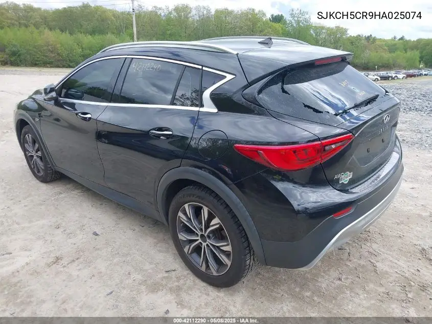 2017 Infiniti Qx30 Premium VIN: SJKCH5CR9HA025074 Lot: 42112290