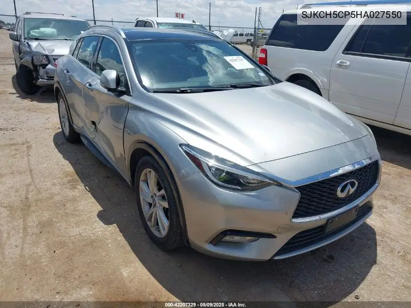 2017 Infiniti Qx30 Premium VIN: SJKCH5CP5HA027550 Lot: 42207329