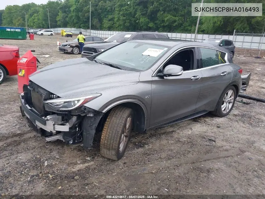 2017 Infiniti Qx30 VIN: SJKCH5CP8HA016493 Lot: 42210817