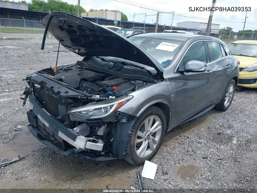 2017 Infiniti Qx30 Luxury VIN: SJKCH5CP8HA039353 Lot: 42245318