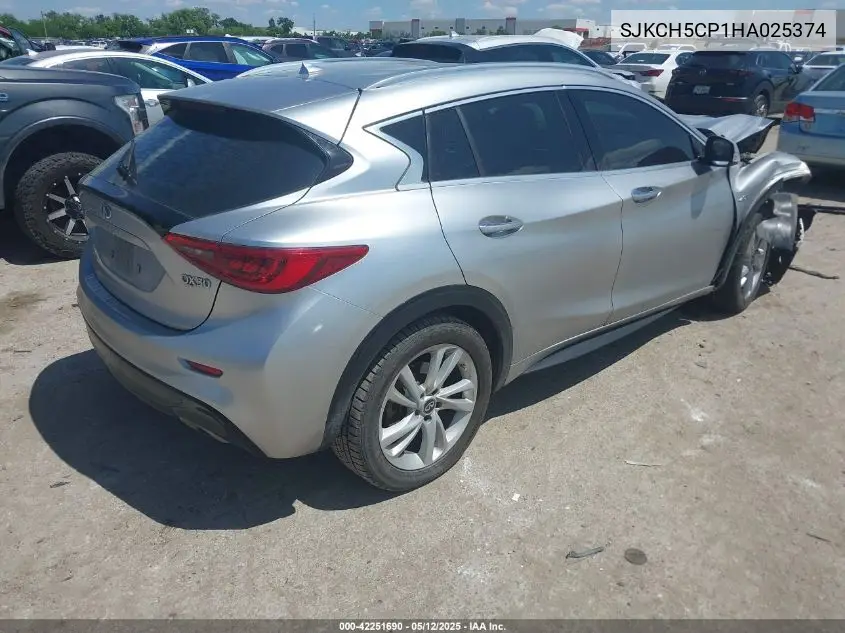 2017 Infiniti Qx30 Premium VIN: SJKCH5CP1HA025374 Lot: 42251690