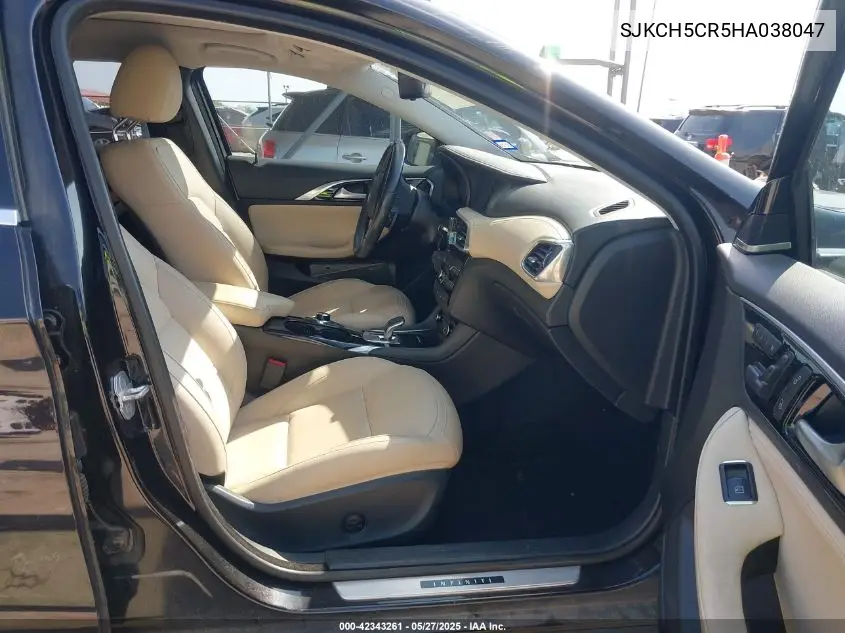 2017 Infiniti Qx30 Premium VIN: SJKCH5CR5HA038047 Lot: 42343261