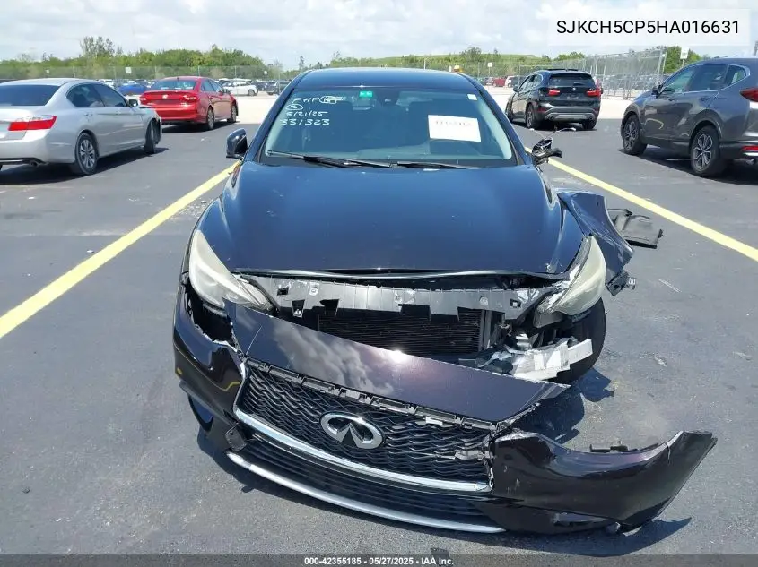 2017 Infiniti Qx30 VIN: SJKCH5CP5HA016631 Lot: 42355185