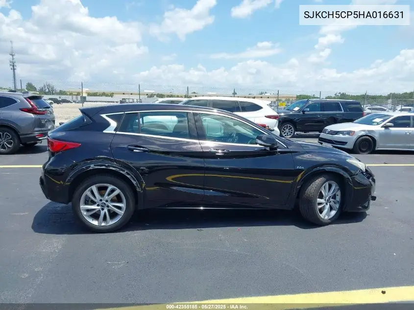 2017 Infiniti Qx30 VIN: SJKCH5CP5HA016631 Lot: 42355185