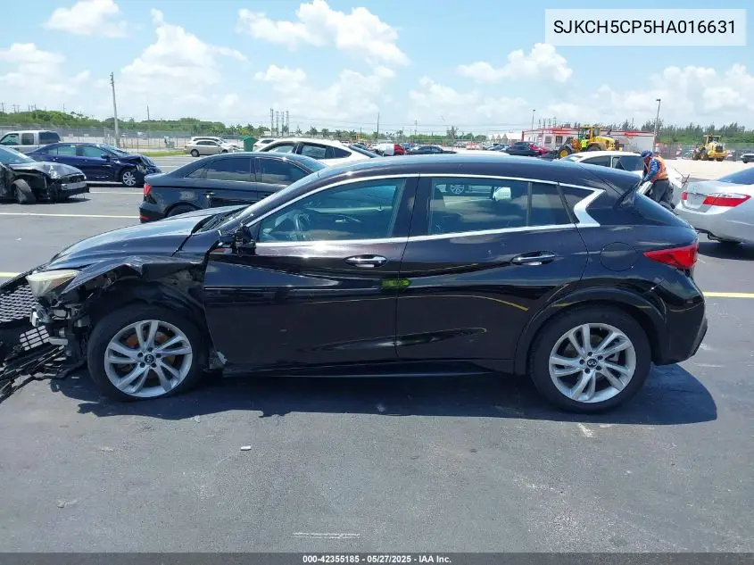 2017 Infiniti Qx30 VIN: SJKCH5CP5HA016631 Lot: 42355185