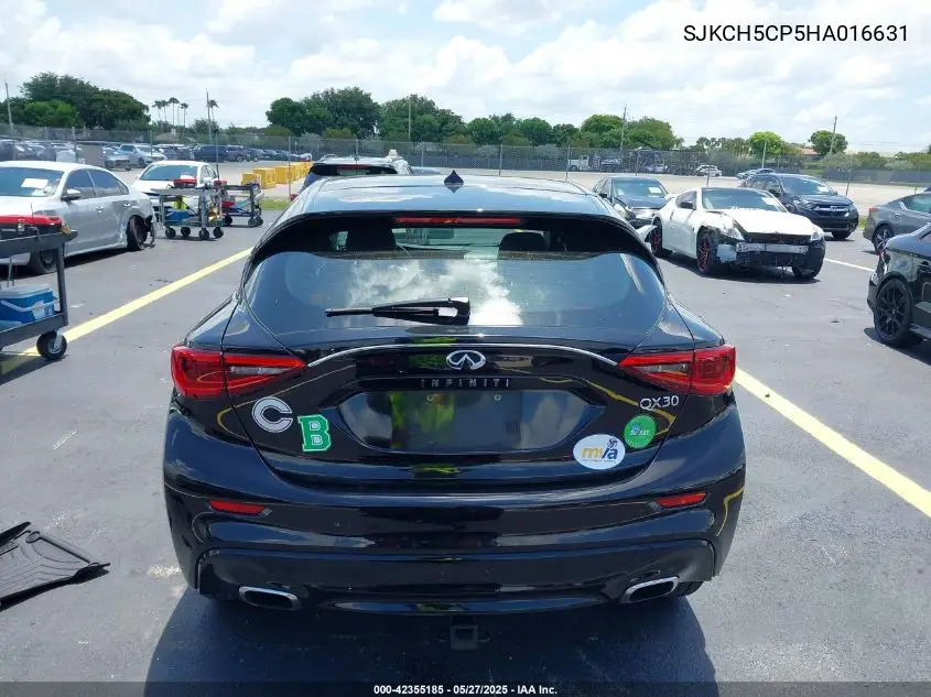 2017 Infiniti Qx30 VIN: SJKCH5CP5HA016631 Lot: 42355185