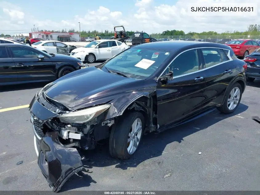 2017 Infiniti Qx30 VIN: SJKCH5CP5HA016631 Lot: 42355185