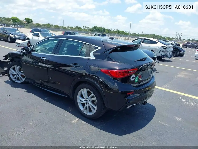 2017 Infiniti Qx30 VIN: SJKCH5CP5HA016631 Lot: 42355185