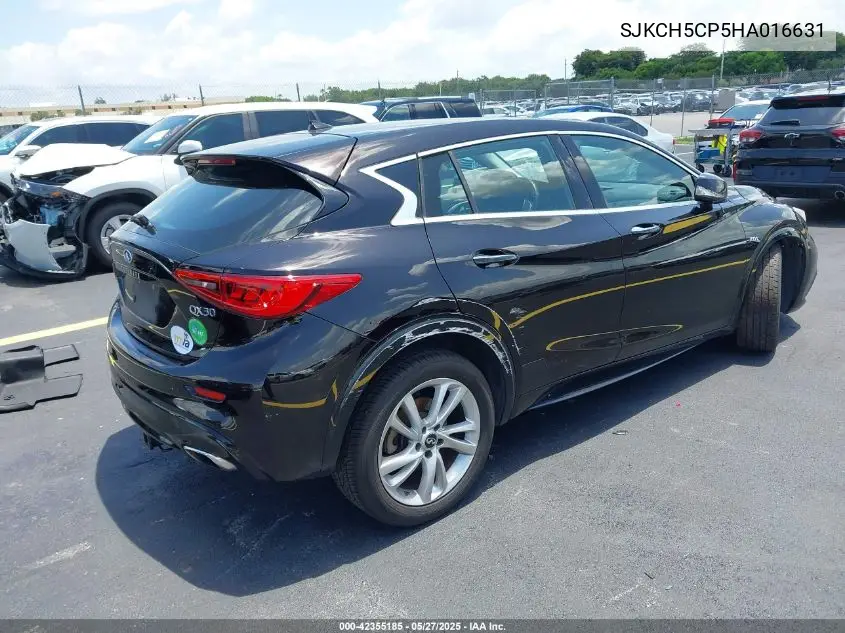 2017 Infiniti Qx30 VIN: SJKCH5CP5HA016631 Lot: 42355185