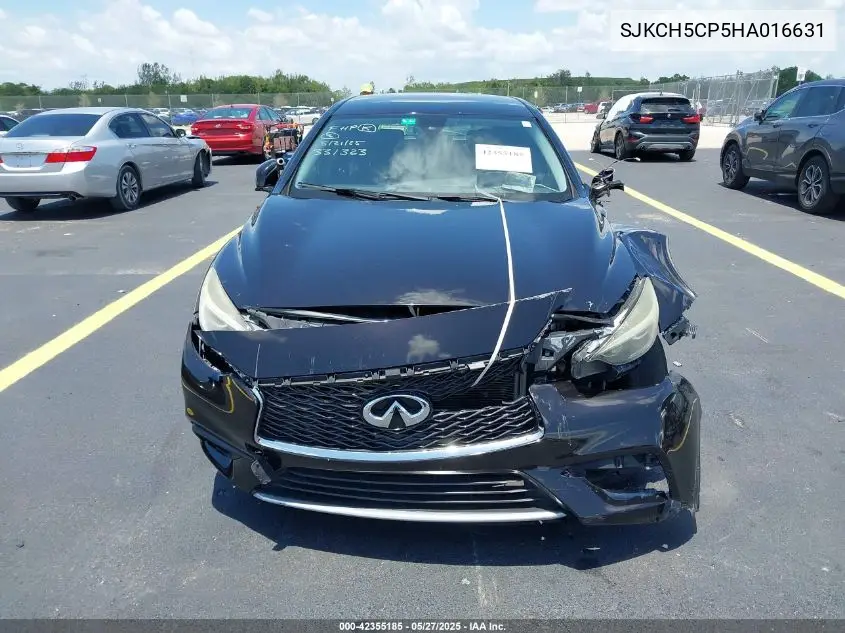 2017 Infiniti Qx30 VIN: SJKCH5CP5HA016631 Lot: 42355185