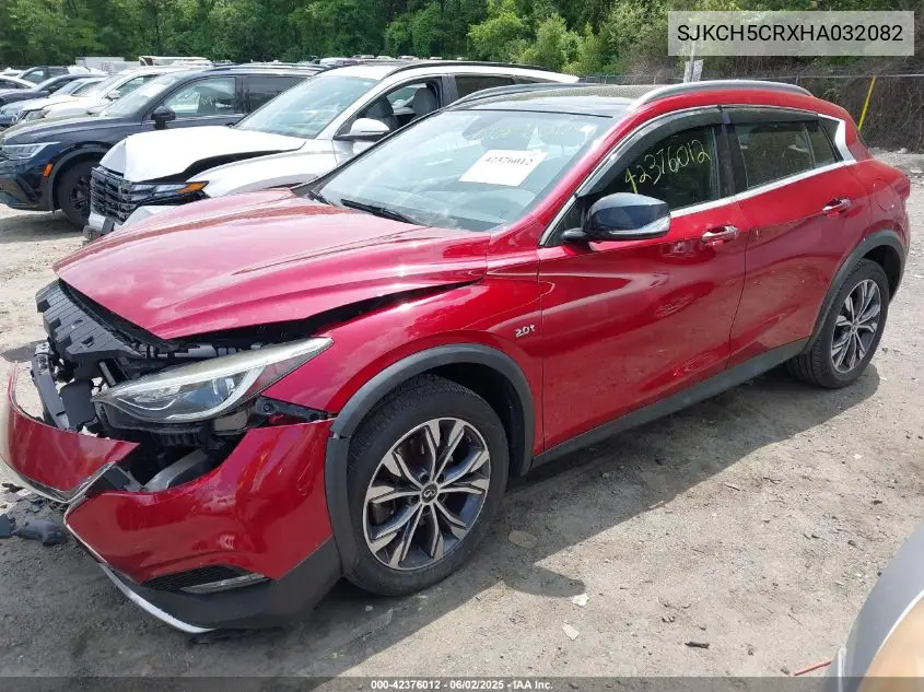2017 Infiniti Qx30 Premium VIN: SJKCH5CRXHA032082 Lot: 42376012