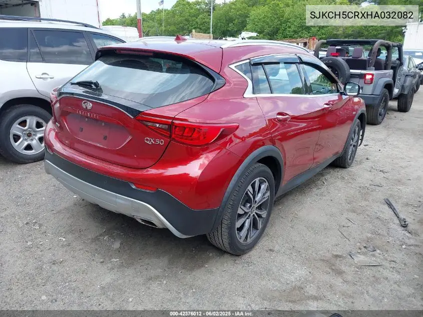 2017 Infiniti Qx30 Premium VIN: SJKCH5CRXHA032082 Lot: 42376012