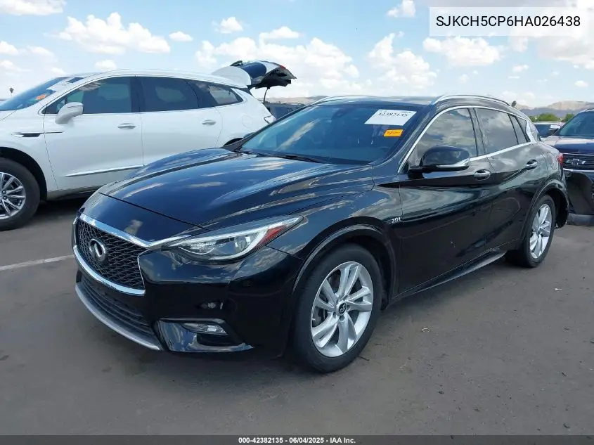 2017 Infiniti Qx30 Premium VIN: SJKCH5CP6HA026438 Lot: 42382135