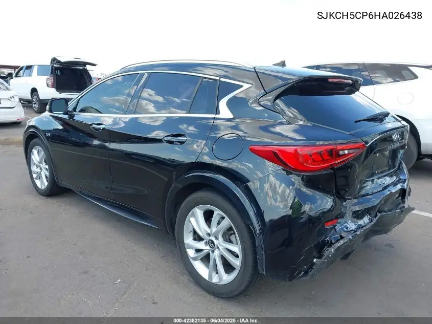 2017 Infiniti Qx30 Premium VIN: SJKCH5CP6HA026438 Lot: 42382135