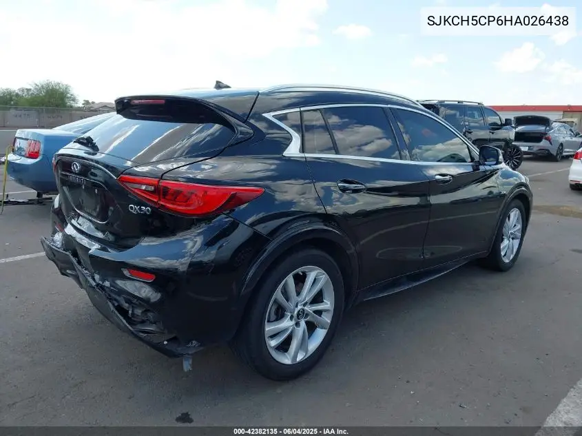 2017 Infiniti Qx30 Premium VIN: SJKCH5CP6HA026438 Lot: 42382135