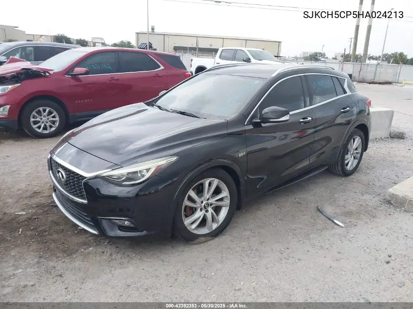 2017 Infiniti Qx30 Luxury/Premium/Sport VIN: SJKCH5CP5HA024213 Lot: 42392353