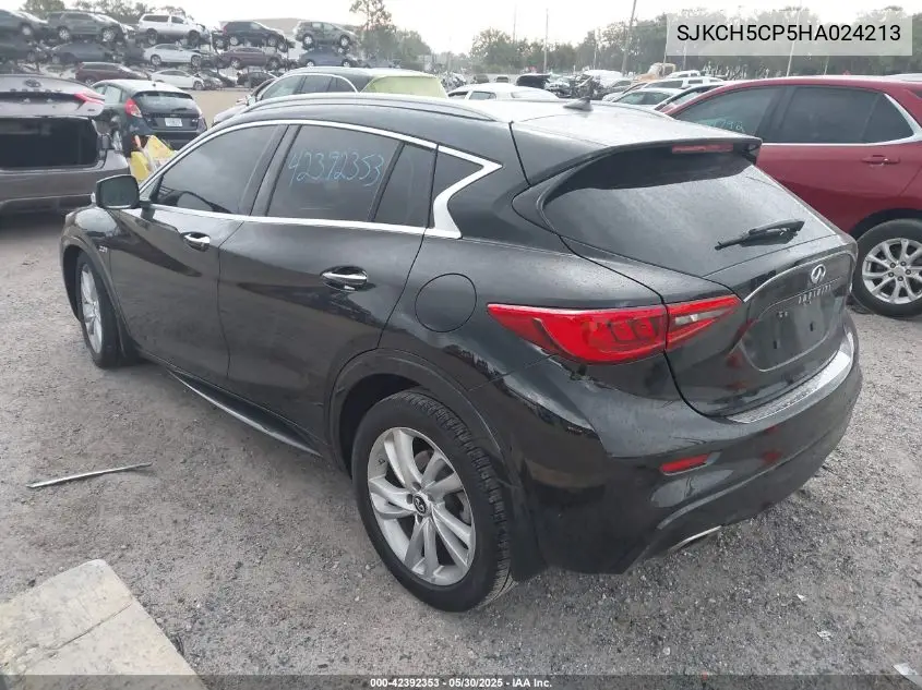 2017 Infiniti Qx30 Luxury/Premium/Sport VIN: SJKCH5CP5HA024213 Lot: 42392353