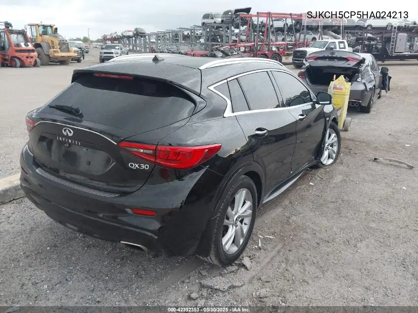 2017 Infiniti Qx30 Luxury/Premium/Sport VIN: SJKCH5CP5HA024213 Lot: 42392353
