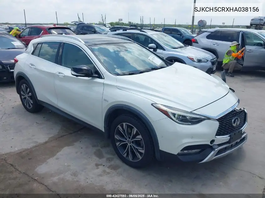 2017 Infiniti Qx30 Premium VIN: SJKCH5CRXHA038156 Lot: 42427593