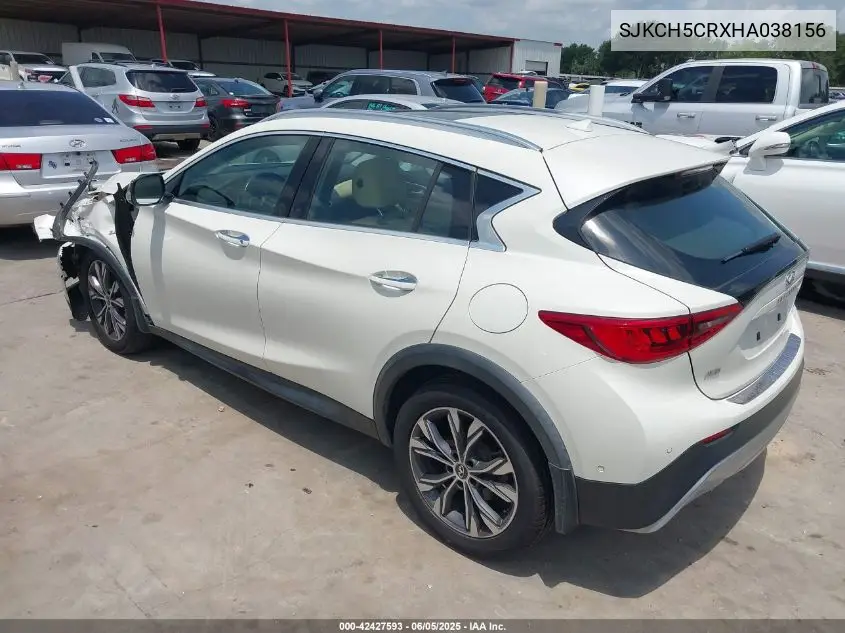 2017 Infiniti Qx30 Premium VIN: SJKCH5CRXHA038156 Lot: 42427593