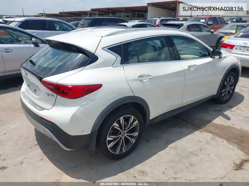 2017 Infiniti Qx30 Premium VIN: SJKCH5CRXHA038156 Lot: 42427593