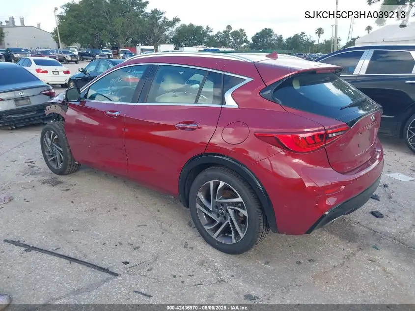 2017 Infiniti Qx30 Premium VIN: SJKCH5CP3HA039213 Lot: 42436970