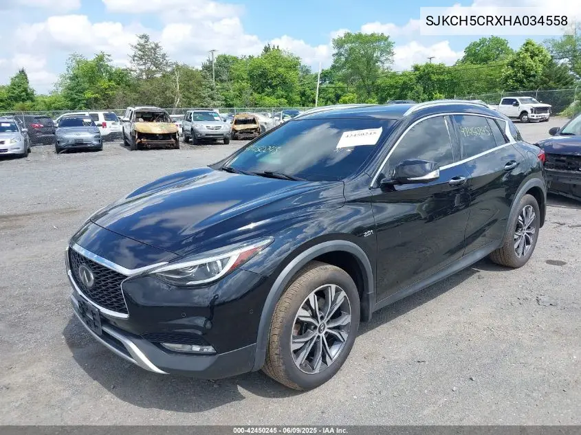 2017 Infiniti Qx30 Premium VIN: SJKCH5CRXHA034558 Lot: 42450245