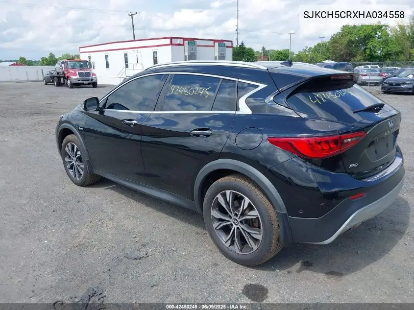 2017 Infiniti Qx30 Premium VIN: SJKCH5CRXHA034558 Lot: 42450245