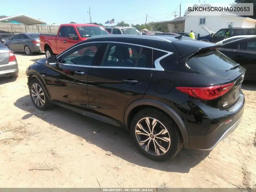 2017 Infiniti Qx30 Premium VIN: SJKCH5CR0HA020653 Lot: 42473291