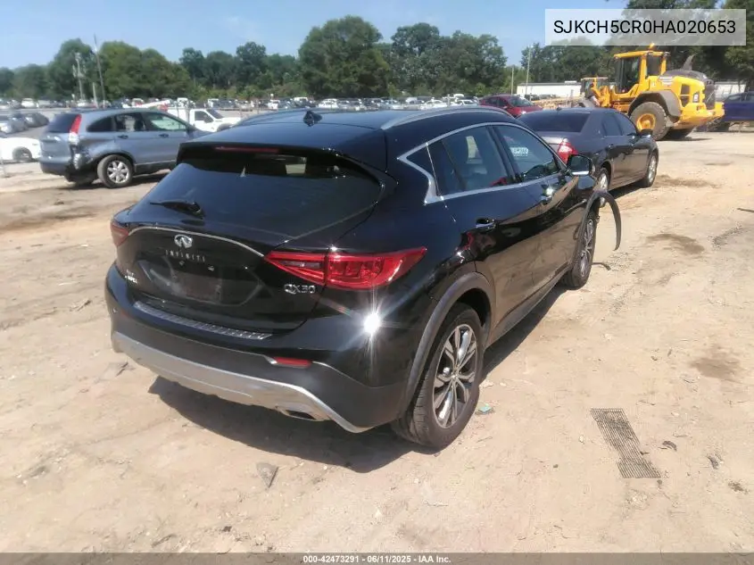2017 Infiniti Qx30 Premium VIN: SJKCH5CR0HA020653 Lot: 42473291